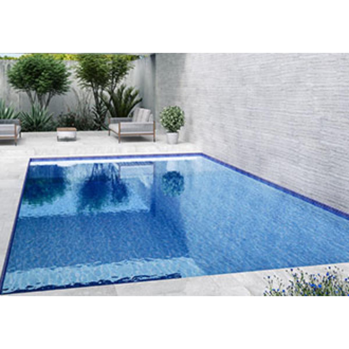 Foto 3 pulgar | Mosaico Azul 4 Mosaik-v – Estilo Fresco Para Albercas