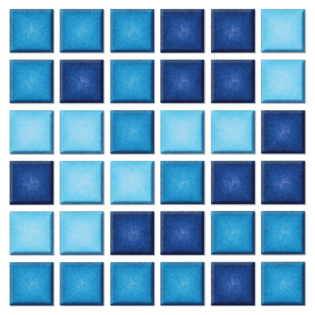 Mosaico Azul 3 Mosaik-v – Estilo Fresco Para Albercas