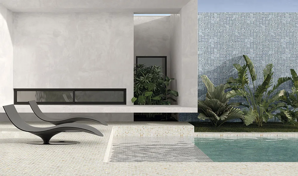 Foto 4 pulgar | Mosaico Gris Tornasol Mosaik-v – Neutralidad Y Diseño Moderno