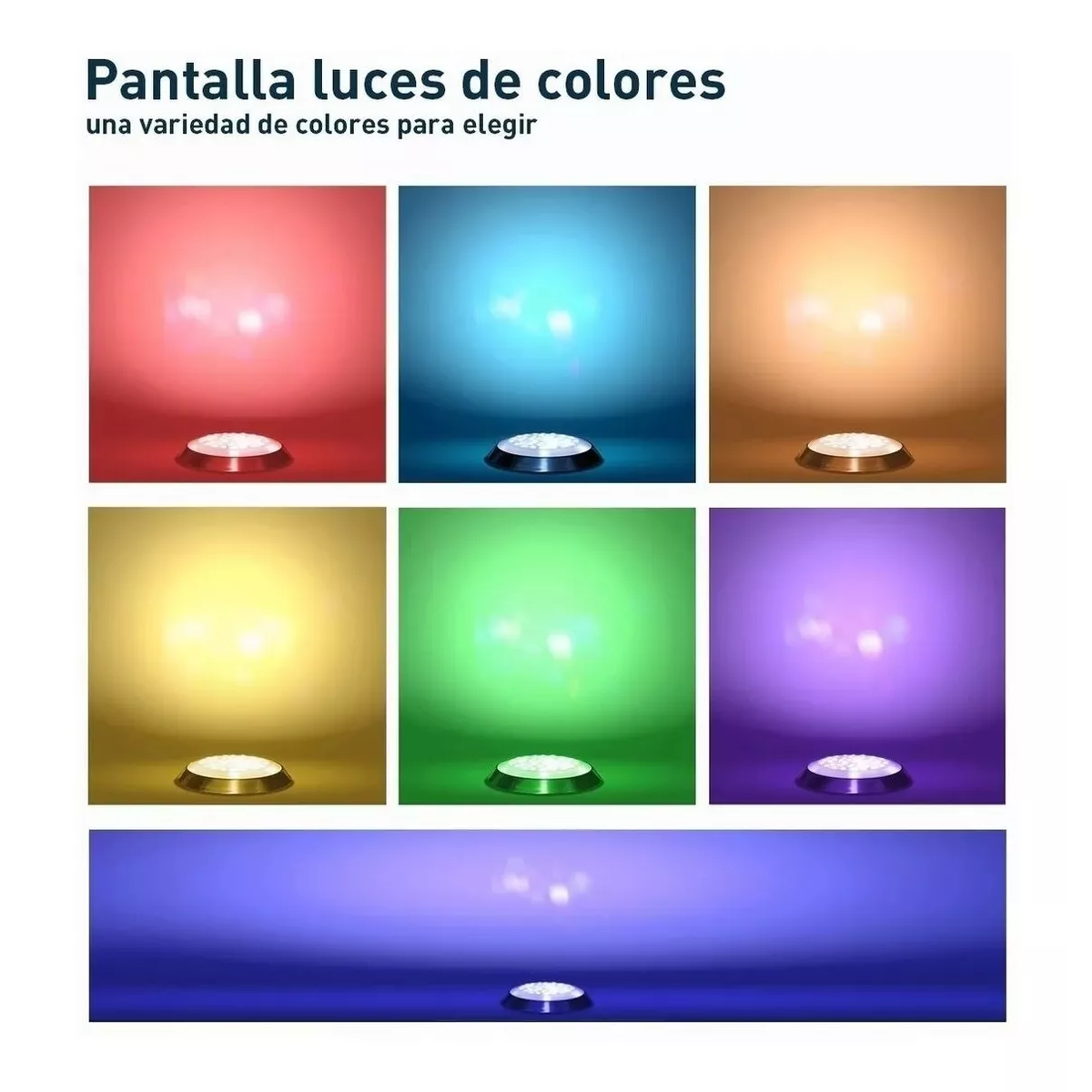 Foto 4 pulgar | Luz Led Piscina Lampara Para Alberca 24w Rgb + Transformador Eo Safe Imports Esi-14280 Blanco