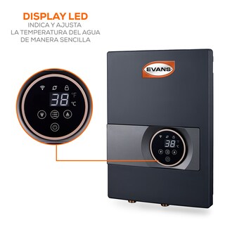 Foto 3 | Calentador De Agua Instantáneo Evans Electrico De 27 Kw ( 5.5 Servicios)