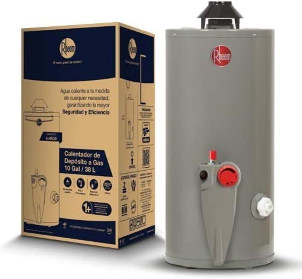 Foto 5 pulgar | Calentador de Gas Rheem color Gris