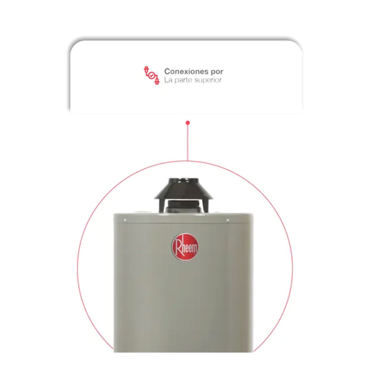 Foto 5 | Calentador de Agua Gas LP Rheem 38 Litros