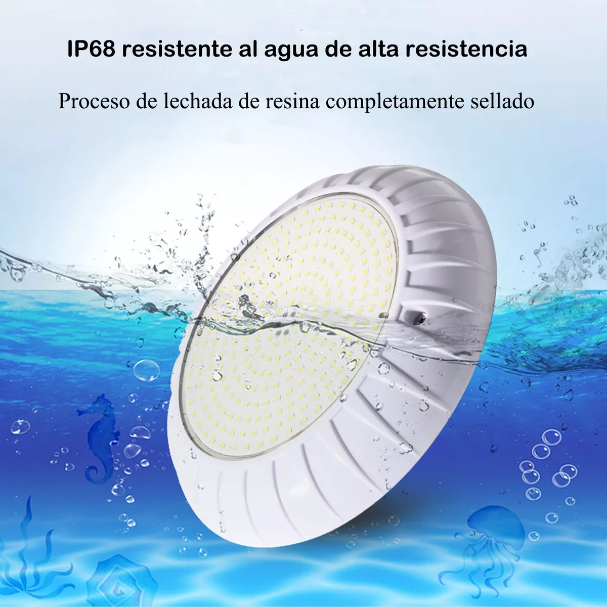 Foto 3 pulgar | Luz Led Piscina Lampara Para Alberca 12v 18w Eo Safe Imports Esi-14279 Blanco