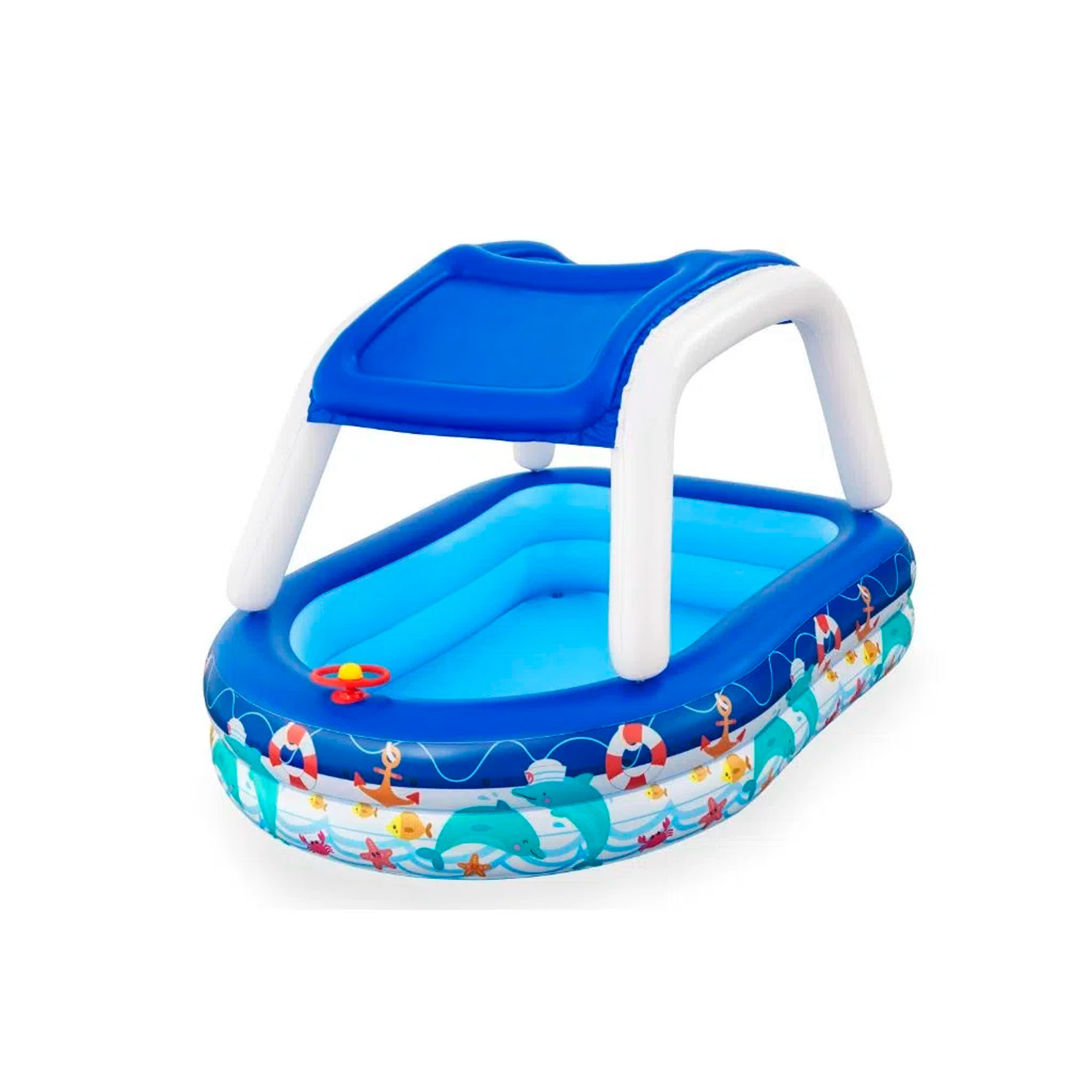 Foto 1 | Alberca Inflable Bestway Capitán color Azul