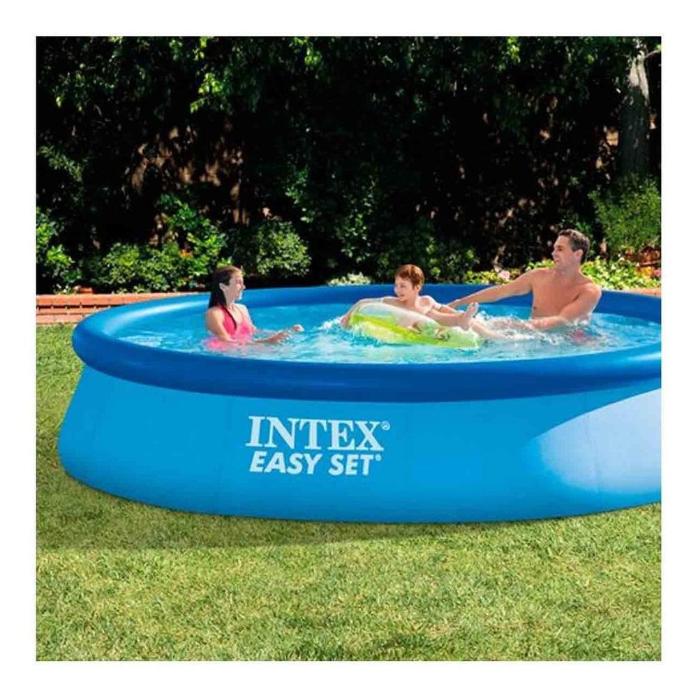 Foto 5 pulgar | Alberca Intex 28143 color Azul Inflable Easy Set 396 X 84 CM