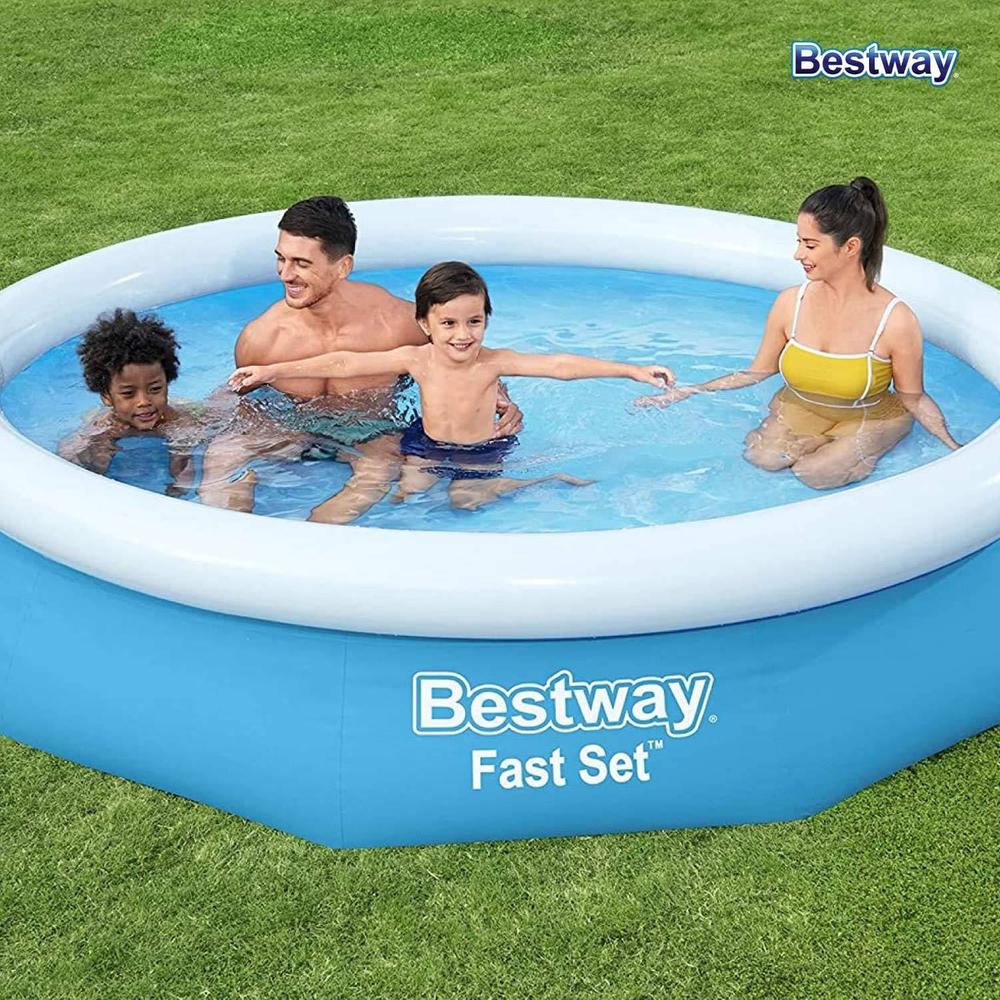 Foto 9 pulgar | Alberca Inflable Bestway 57456 color Azul Fast Set 305 X 66 CM