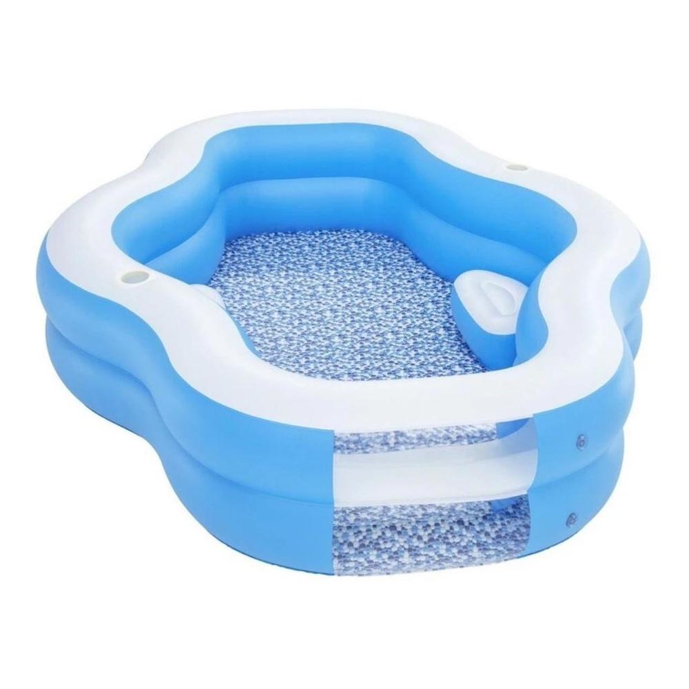 Foto 5 pulgar | Piscina Inflable Bestway 54409 Splashview color Azul 241 X 140 CM Familiar