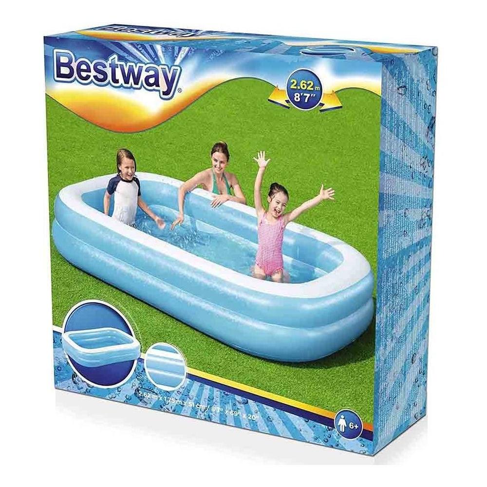 Foto 2 | Alberca Inflable Bestway Rectangular color Azul