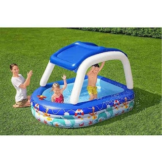 Foto 5 | Alberca 213cm Inflable Techo Familiar Niños Jardín Bestway