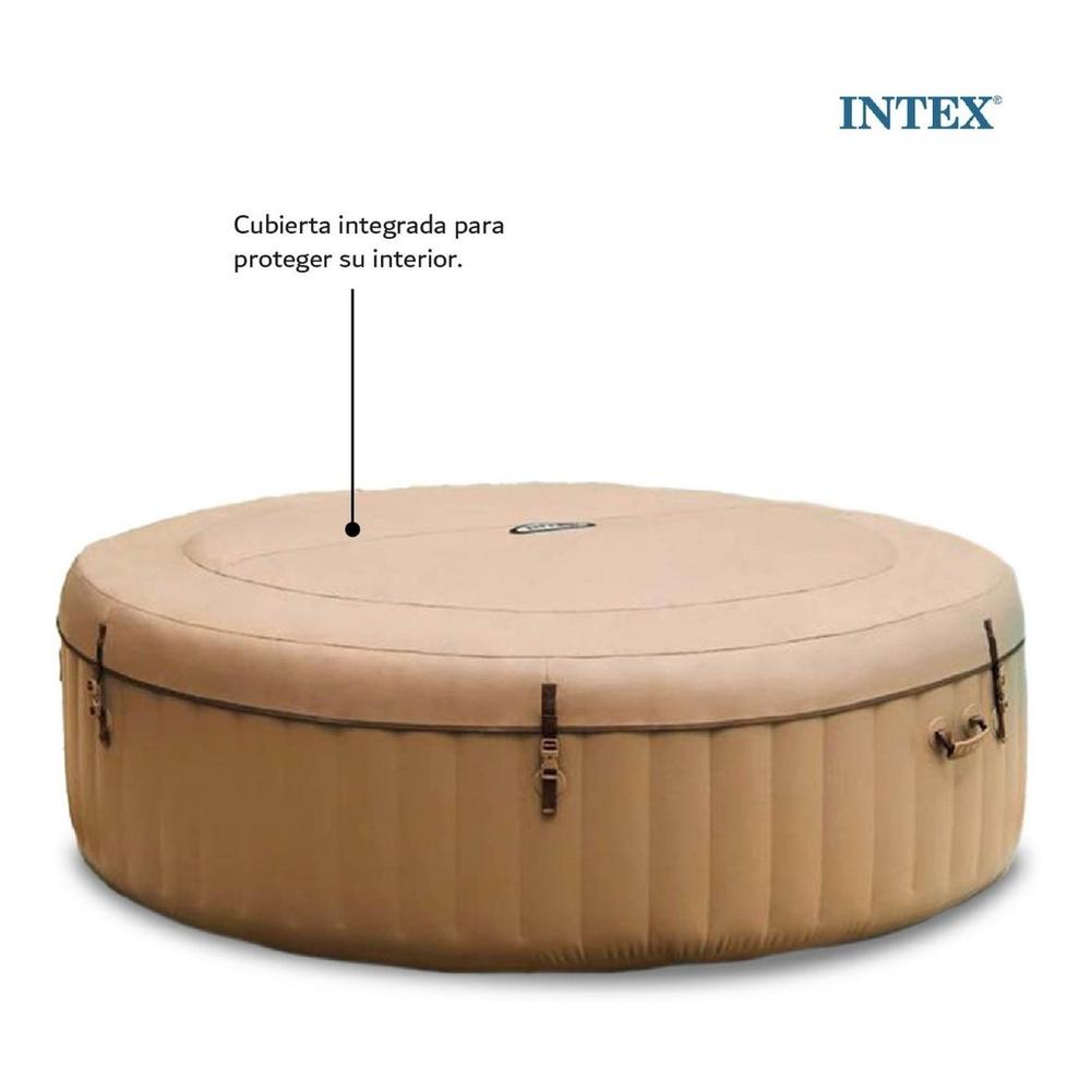 Foto 5 pulgar | Tina Jacuzzi Inflable Spa 6 Per Burbuja 2.15 M Purespa Intex