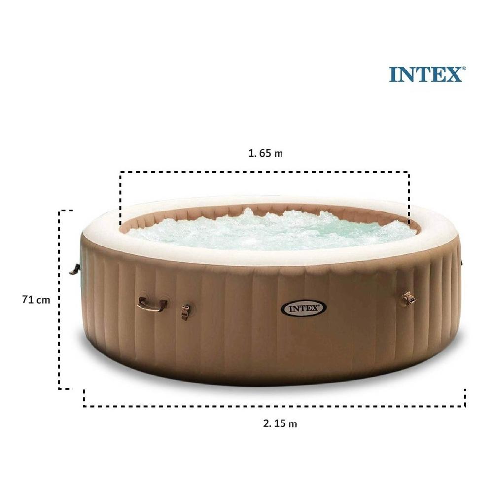 Foto 6 pulgar | Tina Jacuzzi Inflable Spa 6 Per Burbuja 2.15 M Purespa Intex