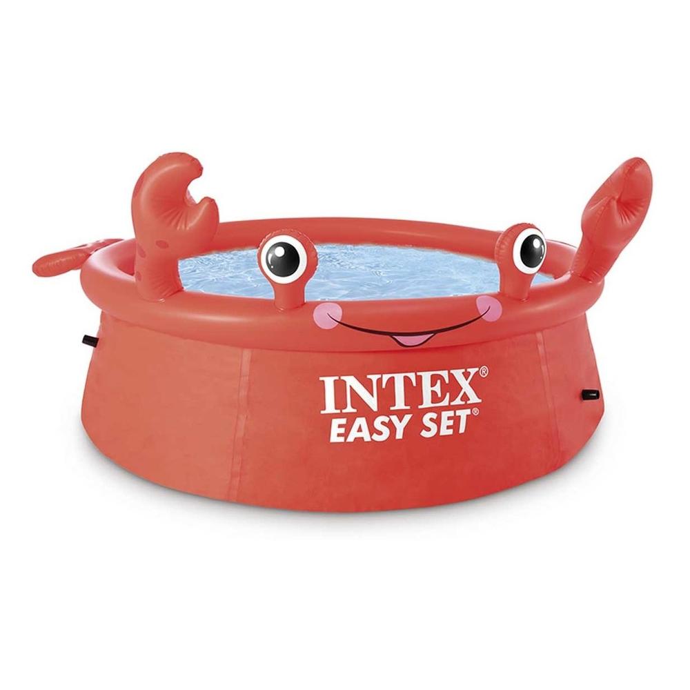 Alberca Piscina Inflable Cangrejo 183cm Jardín Niños Intex