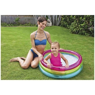 Foto 2 | Alberca Piscina Inflable Arcoíris Para Niños 86x25cm Intex