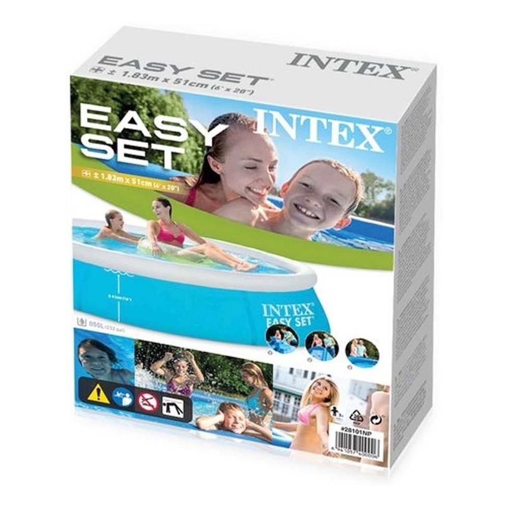 Foto 3 pulgar | Alberca Con Aro Inflable Easy Set 183 X 51 Cm 28101np Intex