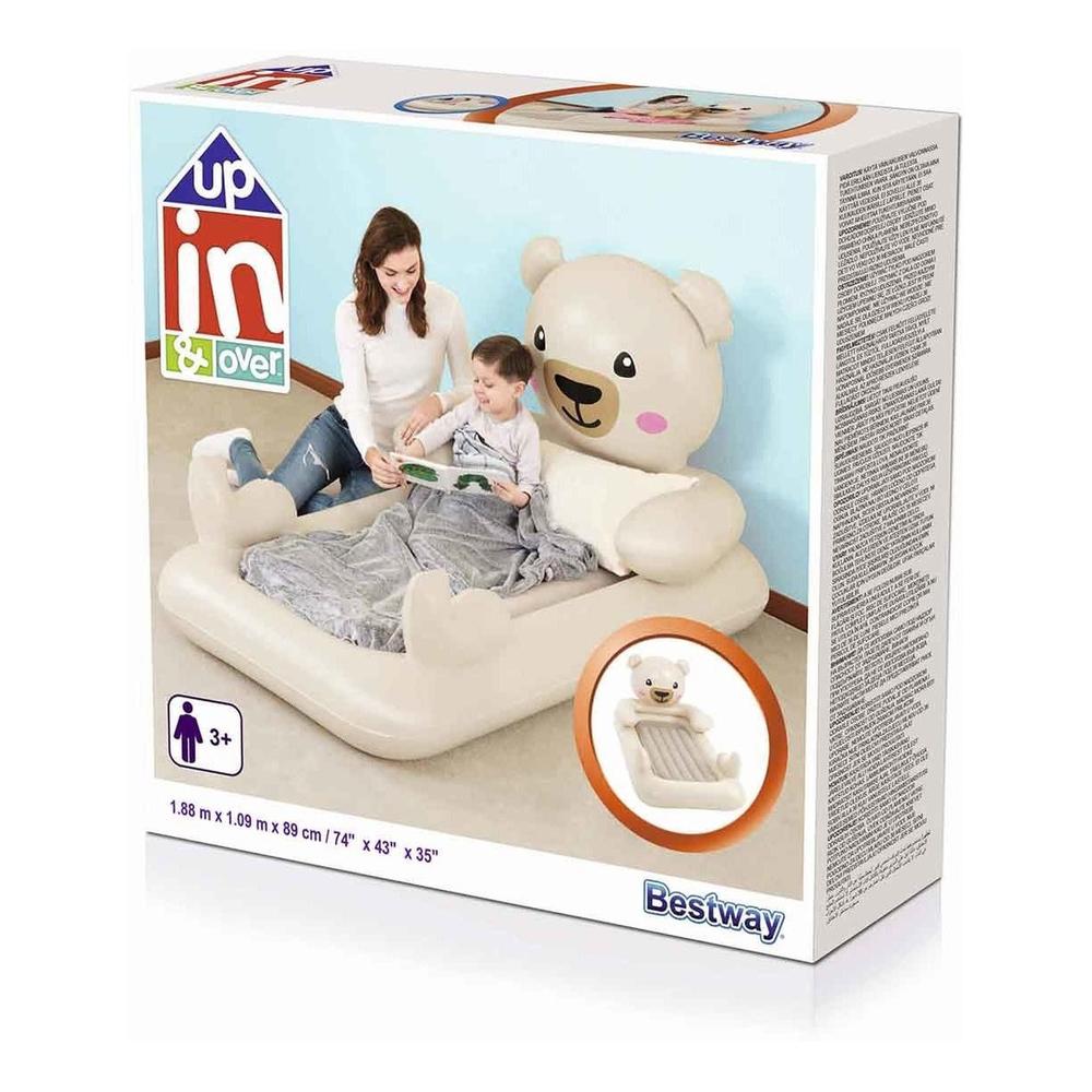 Foto 5 | Colchón Cama Inflable Forma Osito Teddy Para Niños Bestway