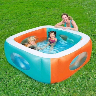 Foto 4 | Alberca Inflable Ventana Infantil Cuadrada 168x56cm Bestway