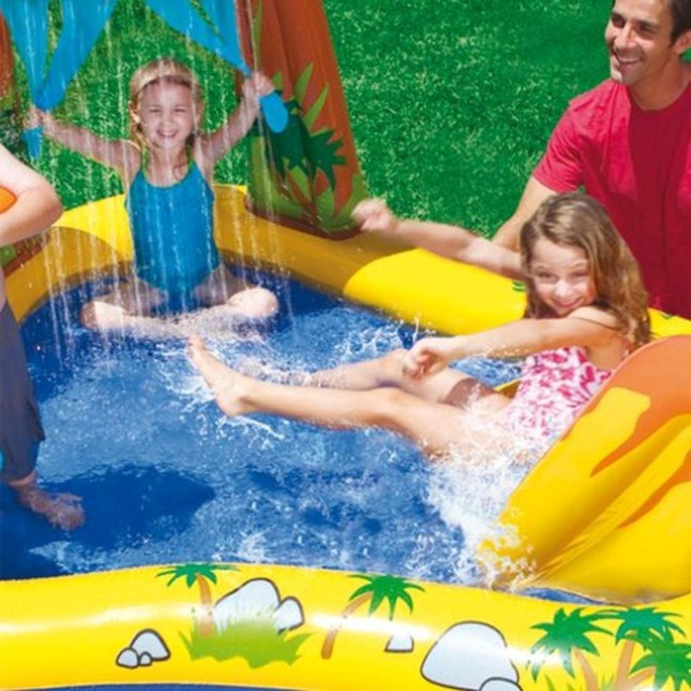 Foto 3 pulgar | Piscina Inflable Intex 57444NP Dinosaurio con Pelotas 2.49 M para Niños