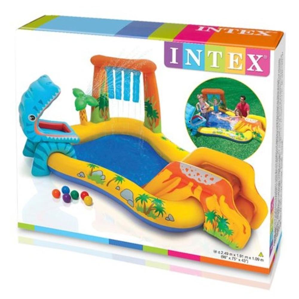 Foto 6 pulgar | Piscina Inflable Intex 57444NP Dinosaurio con Pelotas 2.49 M para Niños