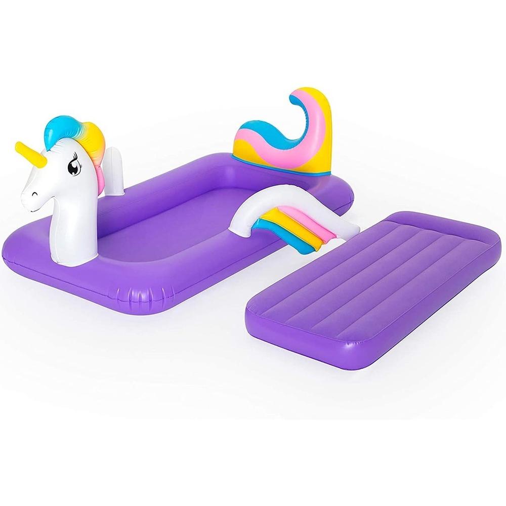Foto 2 | Colchón Cama Inflable Bestway 67713 color Púrpura Forma Unicornio