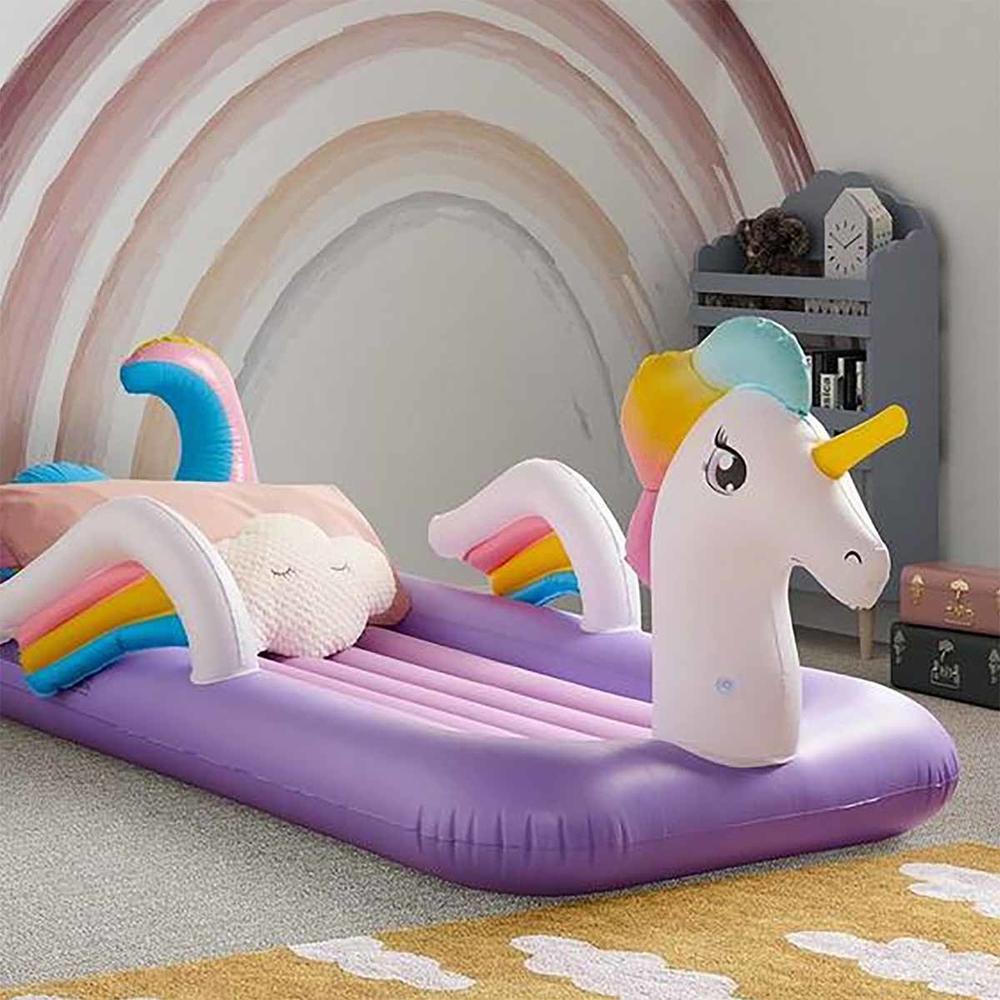 Foto 5 | Colchón Cama Inflable Bestway 67713 color Púrpura Forma Unicornio
