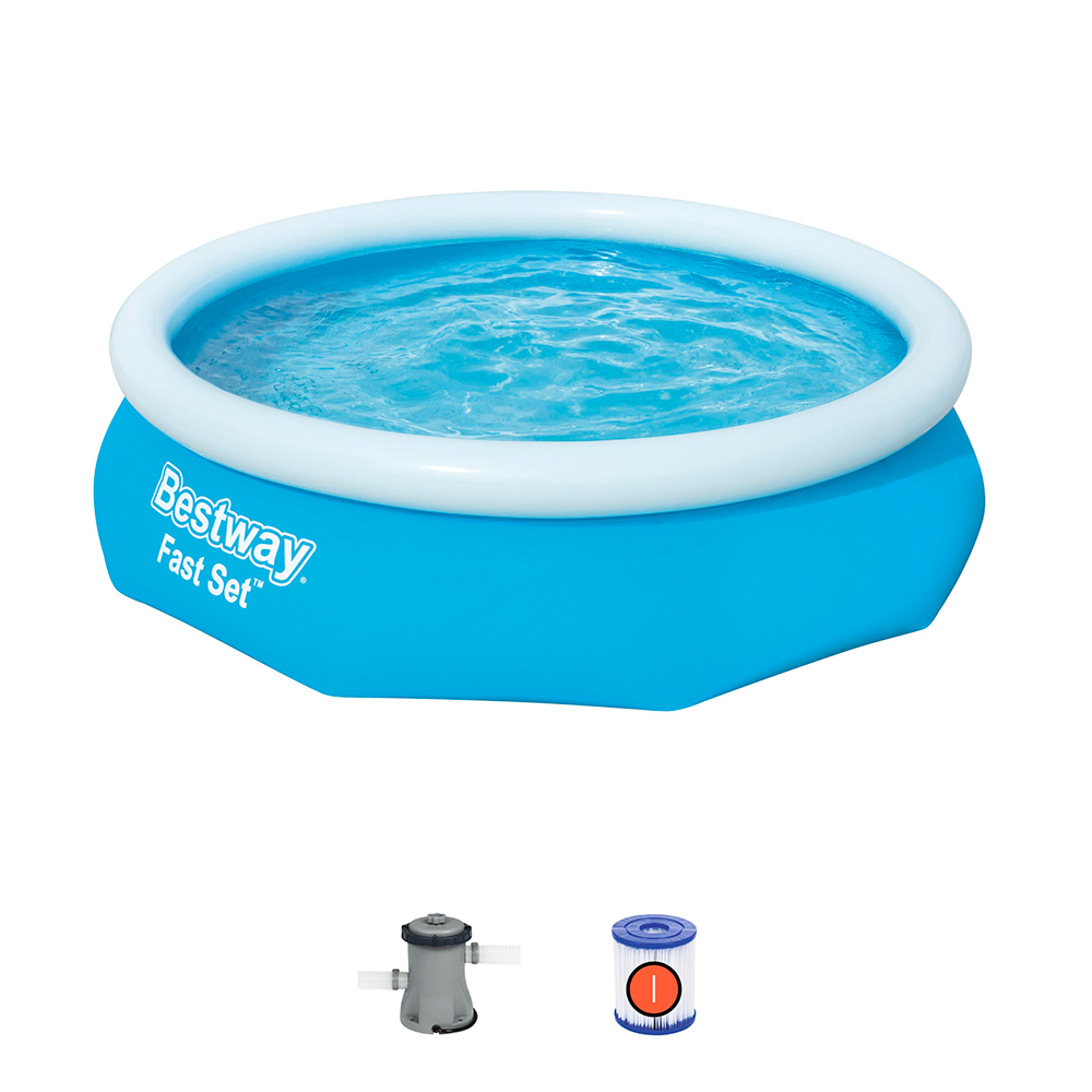 Alberca Inflable Bestway 57269 color Azul con Bomba y Filtro