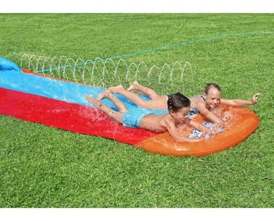 Foto 6 | Tobogán Deslizador Tsunami Splash Doble Resbaladero Bestway