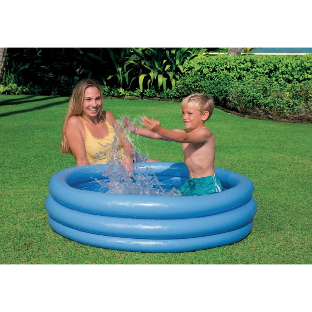 Foto 3 pulgar | Alberca Inflable Infantil Intex Crystal Blue 114 x 25 cm