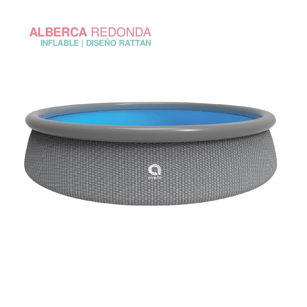 Alberca Yei Pme01gyrttn color Gris $3,999