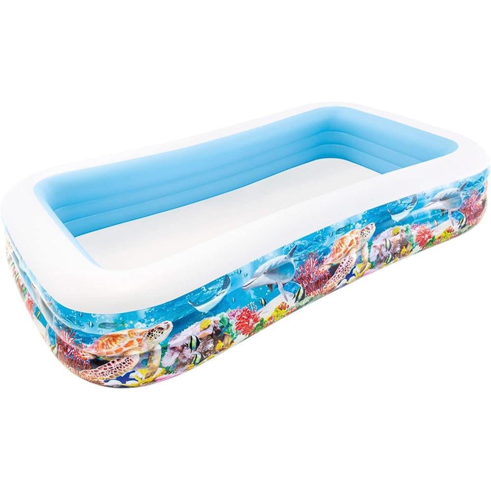 Alberca Inflable Rectangular Diseño Playa Intex 58485