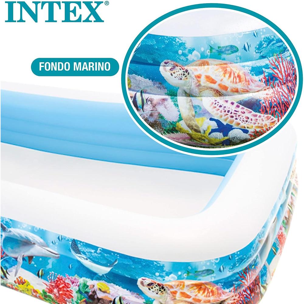 Foto 5 | Alberca Inflable Rectangular Diseño Playa Intex 58485