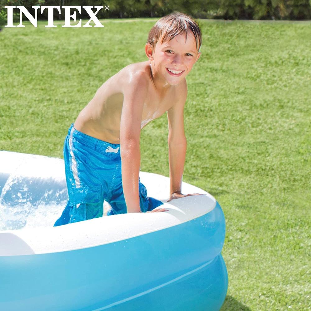 Foto 5 | Alberca Inflable Rectangular color Azul Intex 57180