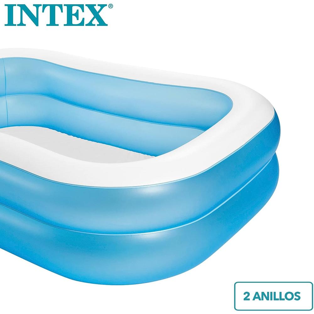 Foto 7 pulgar | Alberca Inflable Rectangular color Azul Intex 57180