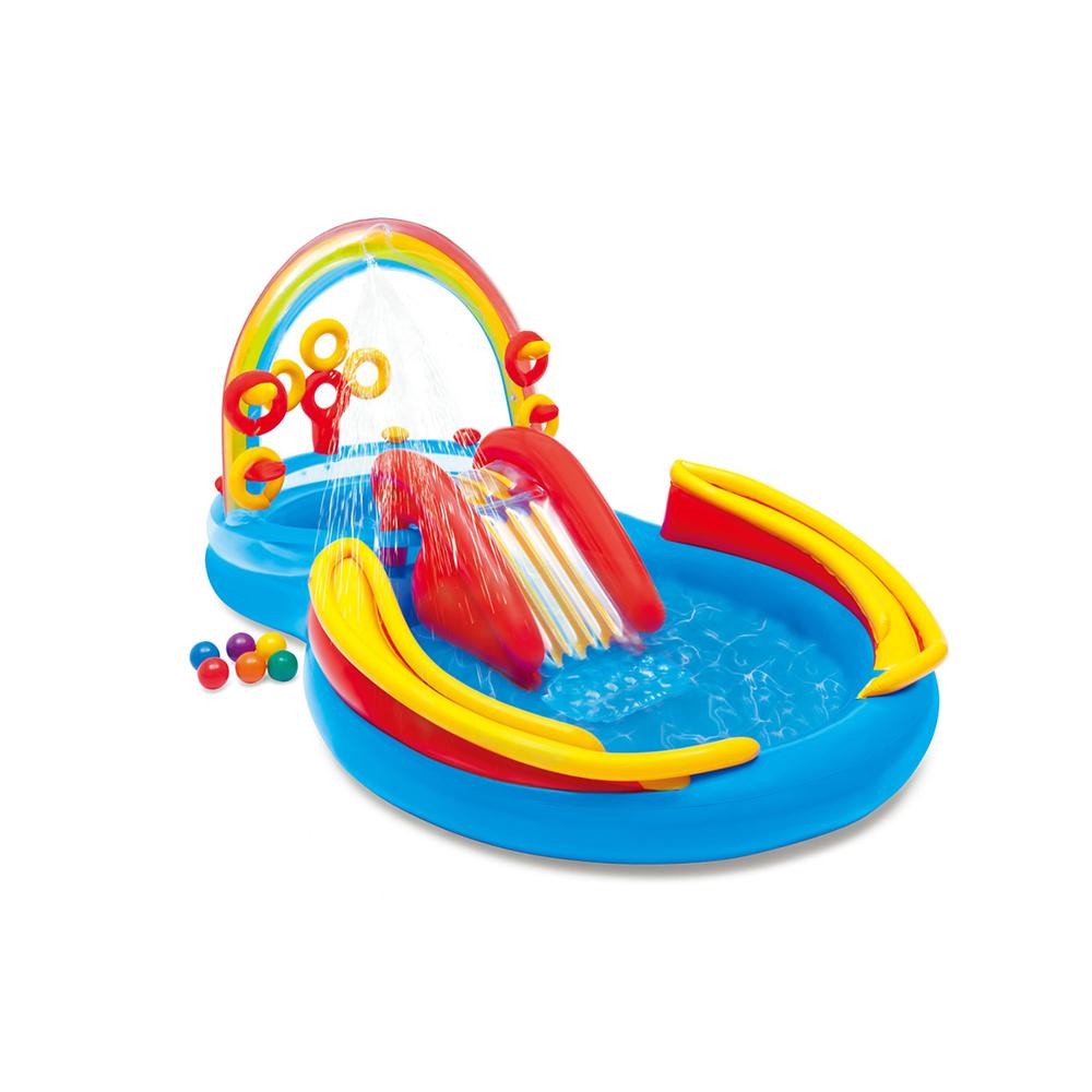 Alberca con Set de Juegos de Arcoíris Intex 57453 $4,864