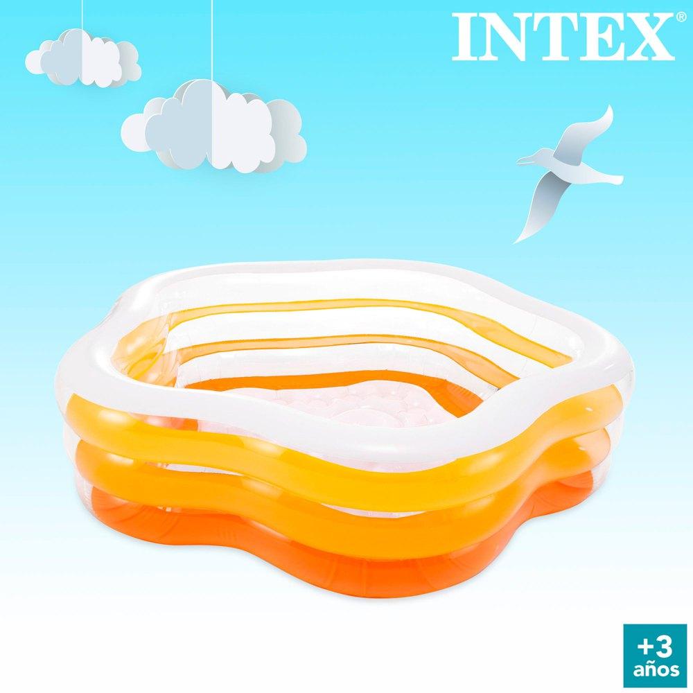 Foto 4 pulgar | Alberca Inflable Transparente Diseño de Estrella Intex 56495