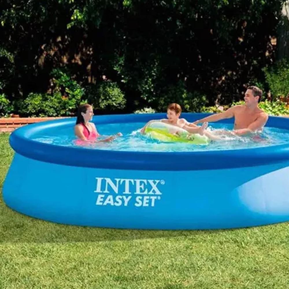 Foto 5 pulgar | Alberca Piscina Horgar Inflable 396x84 Cm Intex + Cubierta