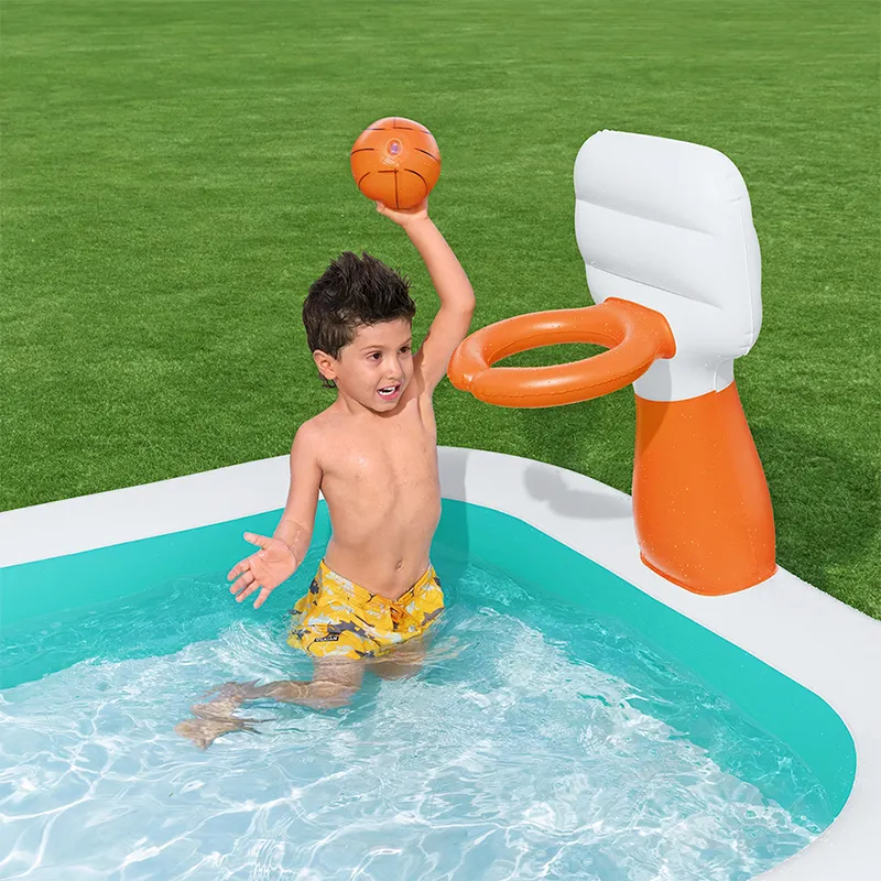 Foto 5 | Alberca Infantil Pscina Inflable Con Canasta De Basketball