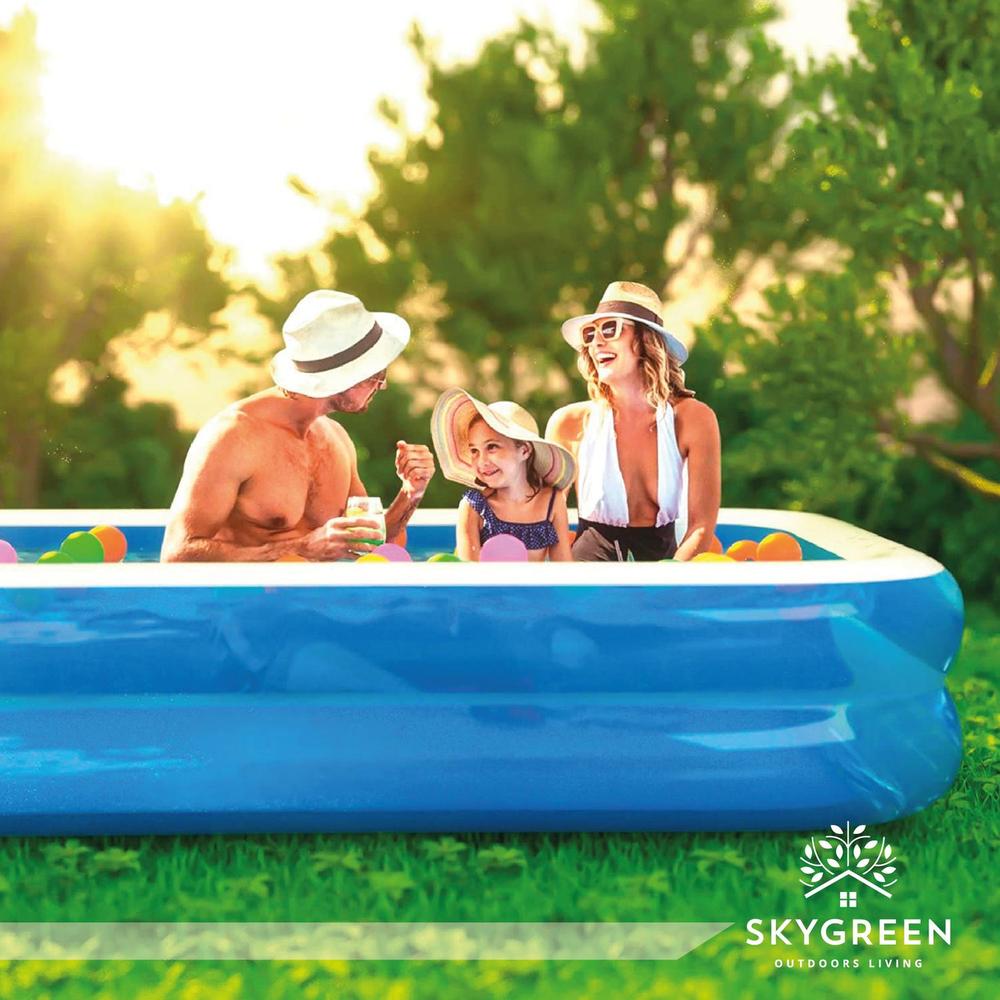 Foto 5 pulgar | Alberca Inflable Sky Green 190 x 135 cm