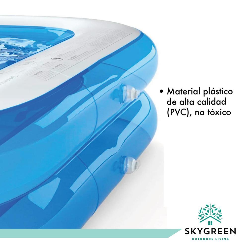 Foto 7 pulgar | Alberca Inflable Sky Green 190 x 135 cm