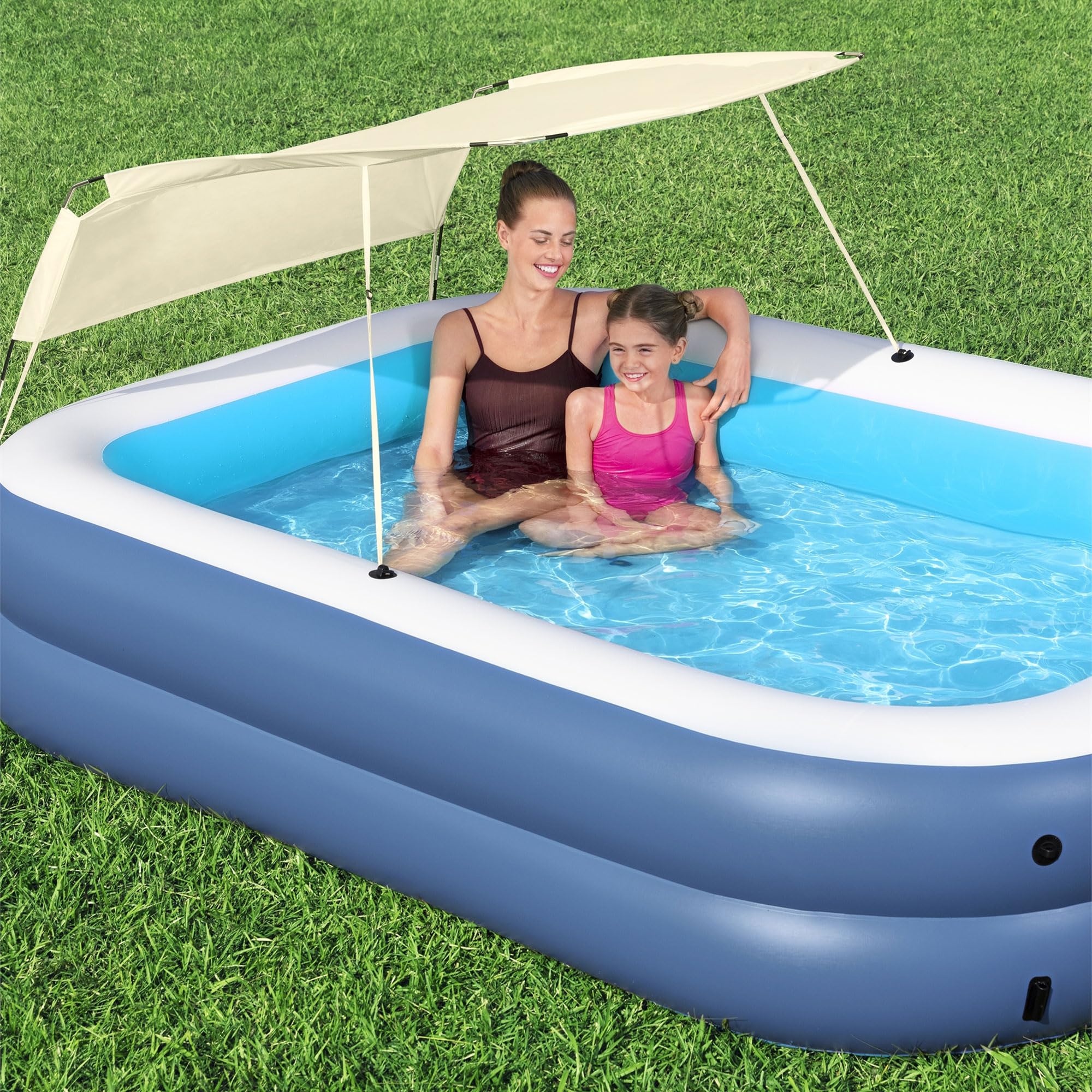 Foto 5 pulgar | Piscina Familiar Inflable Bestway H2ogo! Summer Bliss, 2,54 M - Venta Internacional.