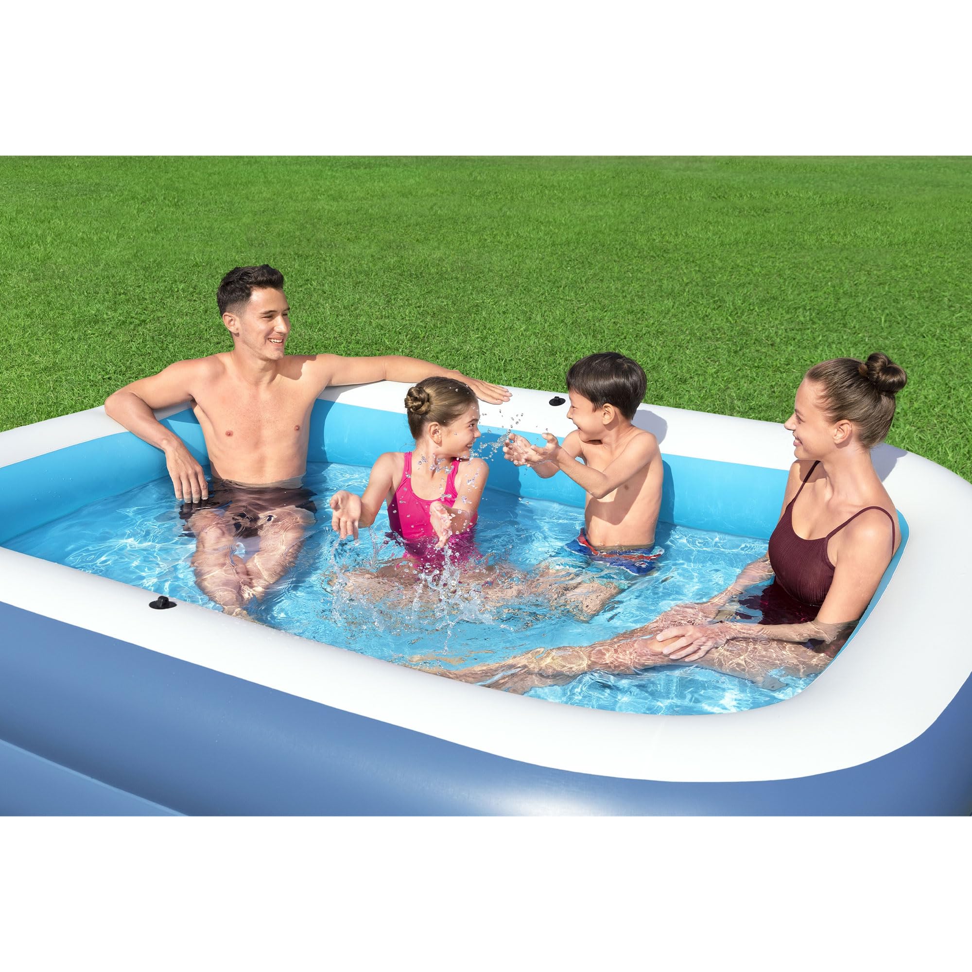 Foto 8 pulgar | Piscina Familiar Inflable Bestway H2ogo! Summer Bliss, 2,54 M - Venta Internacional.