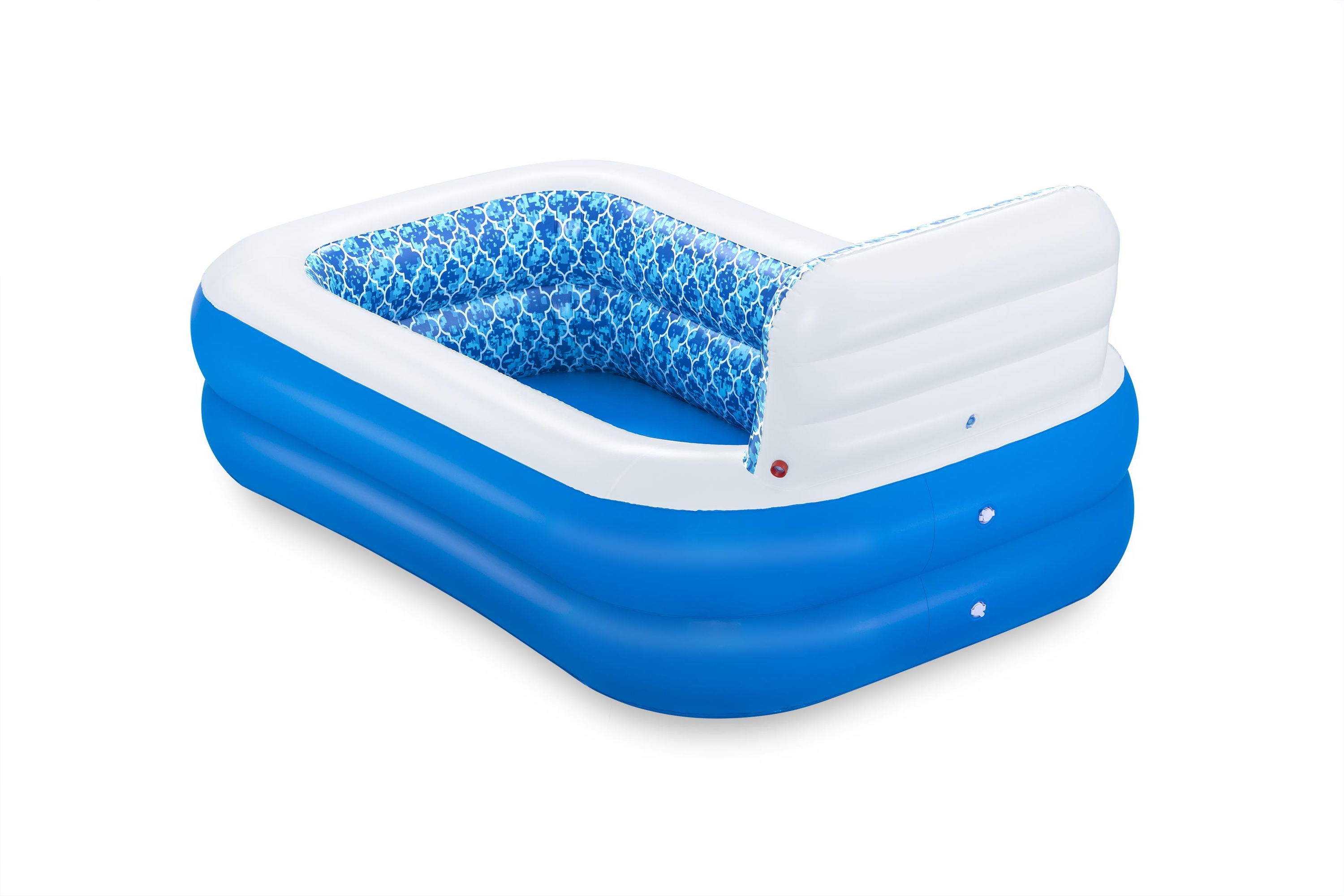 Foto 3 | Alberca Inflable Rectangular con  Aspersor Cascada 2.29mx1.52mx96cm