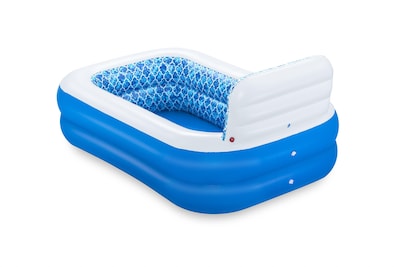 Foto 3 | Alberca Inflable Rectangular con Aspersor Cascada 2.29mx1.52mx96cm