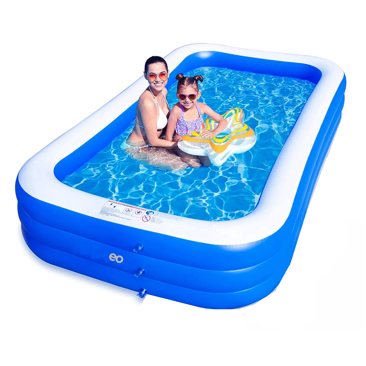 Foto 1 | Alberca Inflable Grandes Rectangular Eo Safe Imports Esi-15449-1 Azul