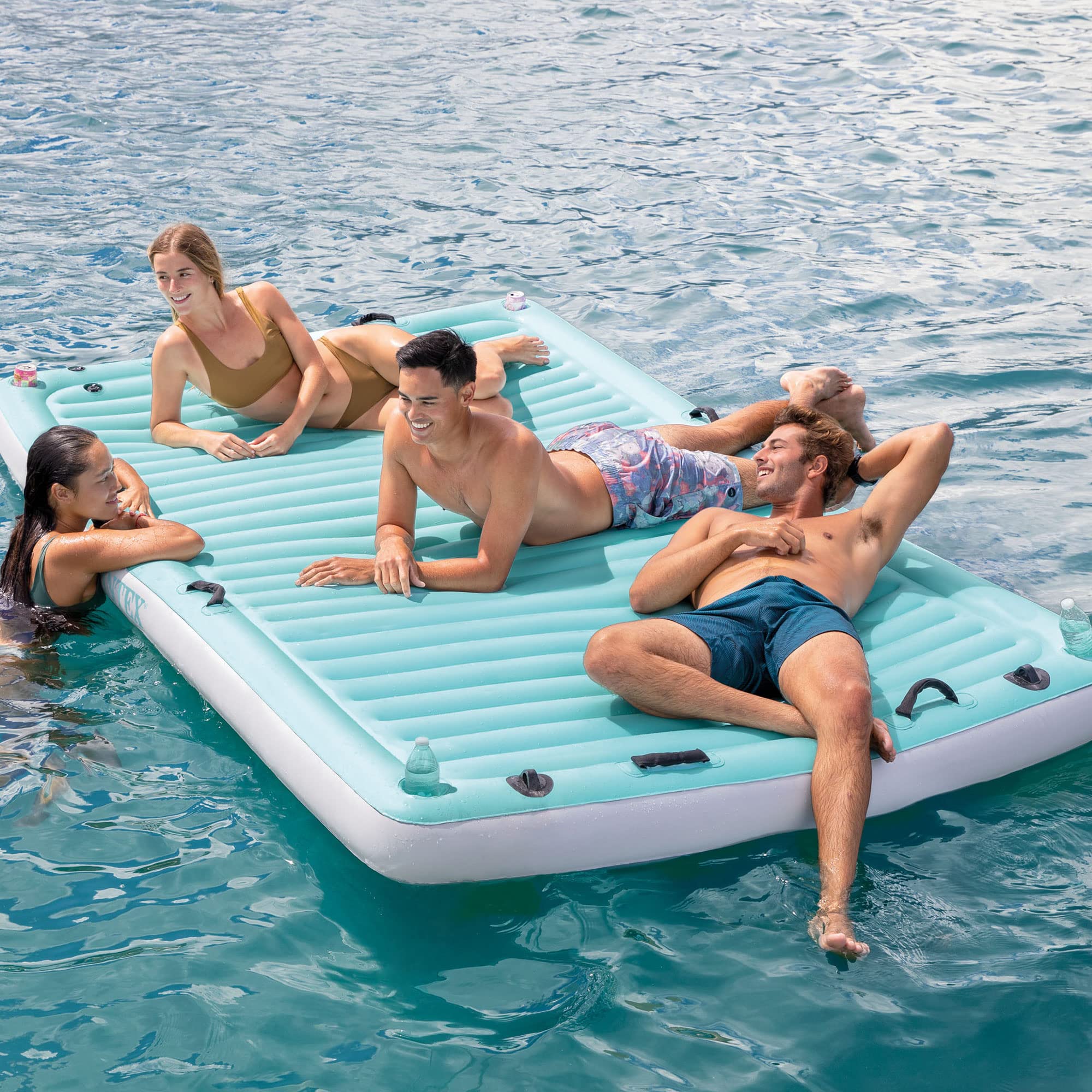 Foto 5 pulgar | Sala De Agua Flotante Inflable Intex 56289ep Con Capacidad De 400 Kg - Venta Internacional.