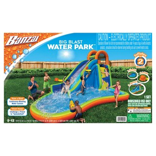 Foto 2 | Patio Trasero Inflable Al Aire Libre Del Parque Acuático Banzai Big Blast - Venta Internacional.