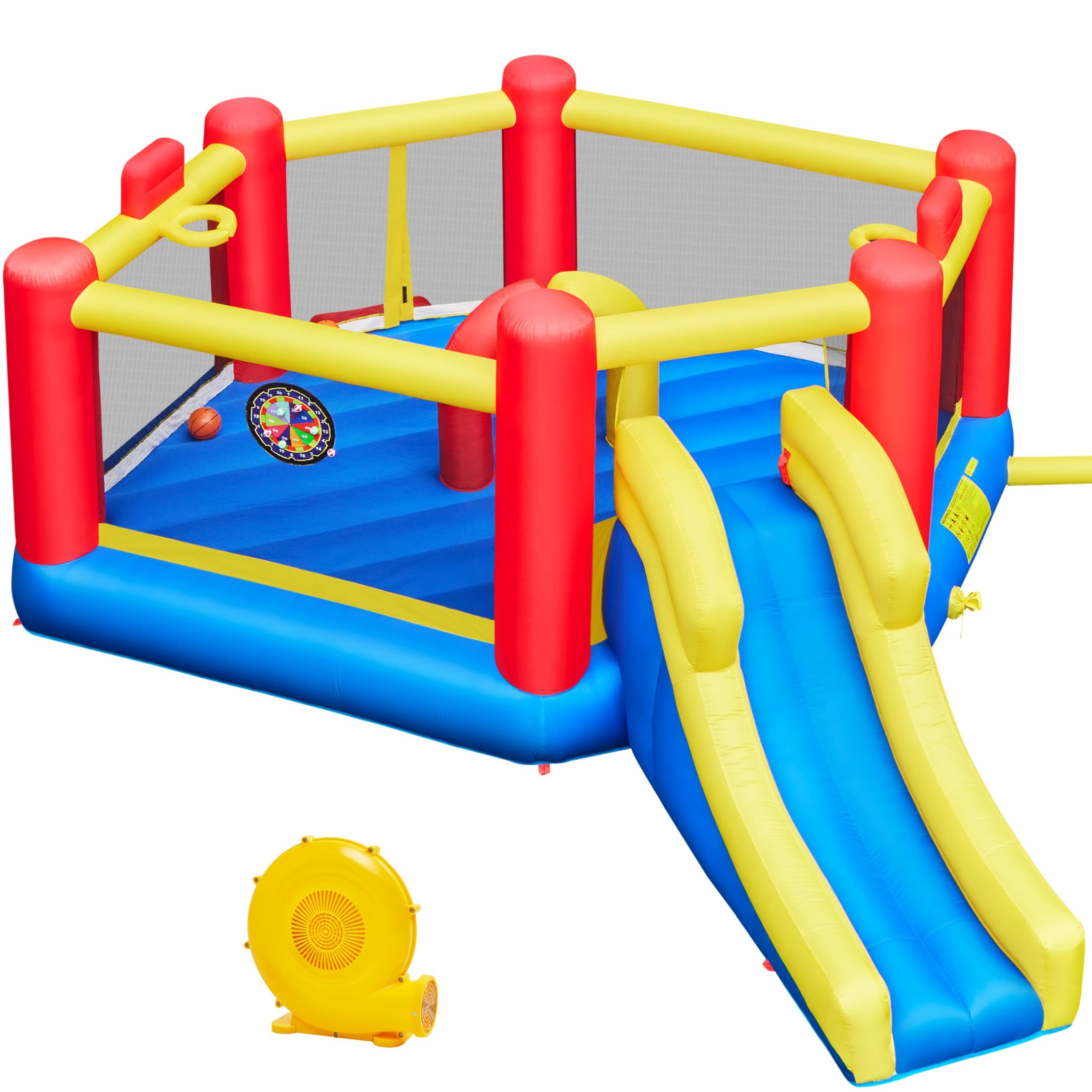 Foto 2 pulgar | Casa Hinchable Yaheetech 7 En 1 Para Niños De 3 A 10 Años - Venta Internacional.