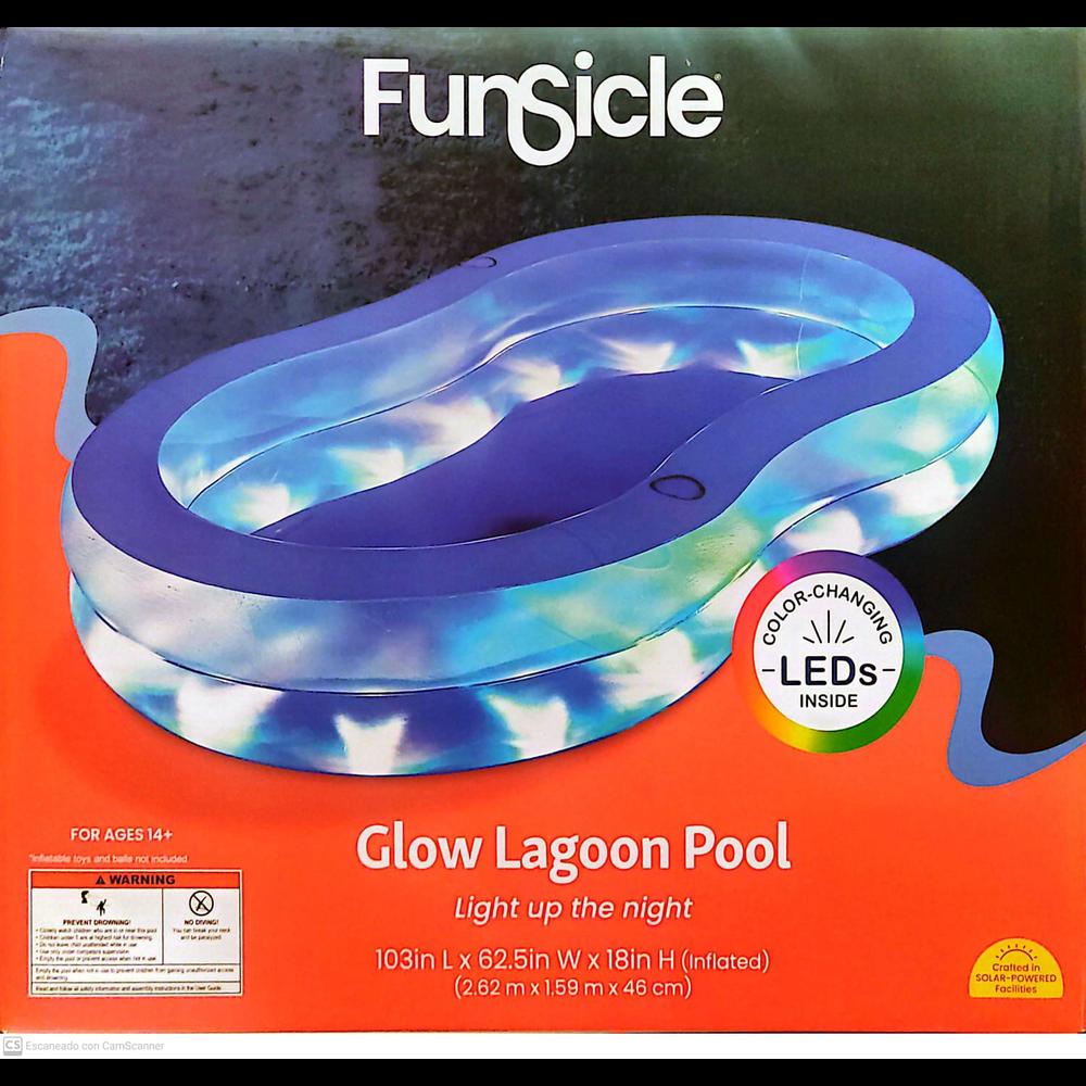 Foto 5 pulgar | Alberca Inflable Lagoon Con Luces Led