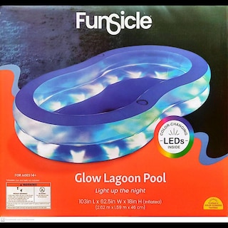 Foto 4 | Alberca Inflable Lagoon Con Luces Led