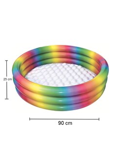 Foto 4 | Alberca Circular Multicolor 90 Cm